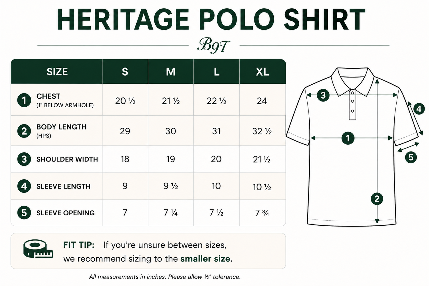 Heritage Polo Carolina Blue & White