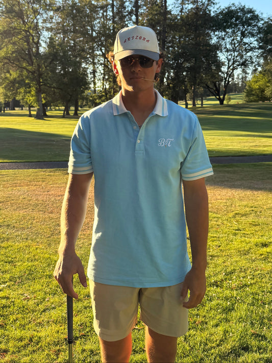 Heritage Polo Carolina Blue & White
