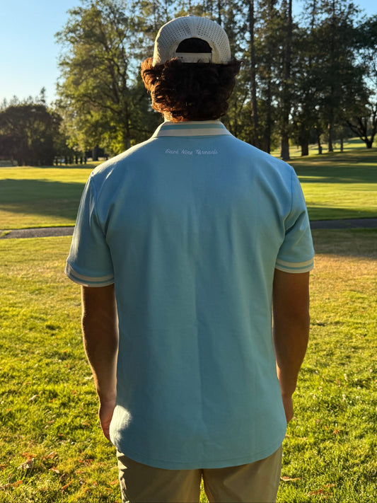 Heritage Polo Carolina Blue & White