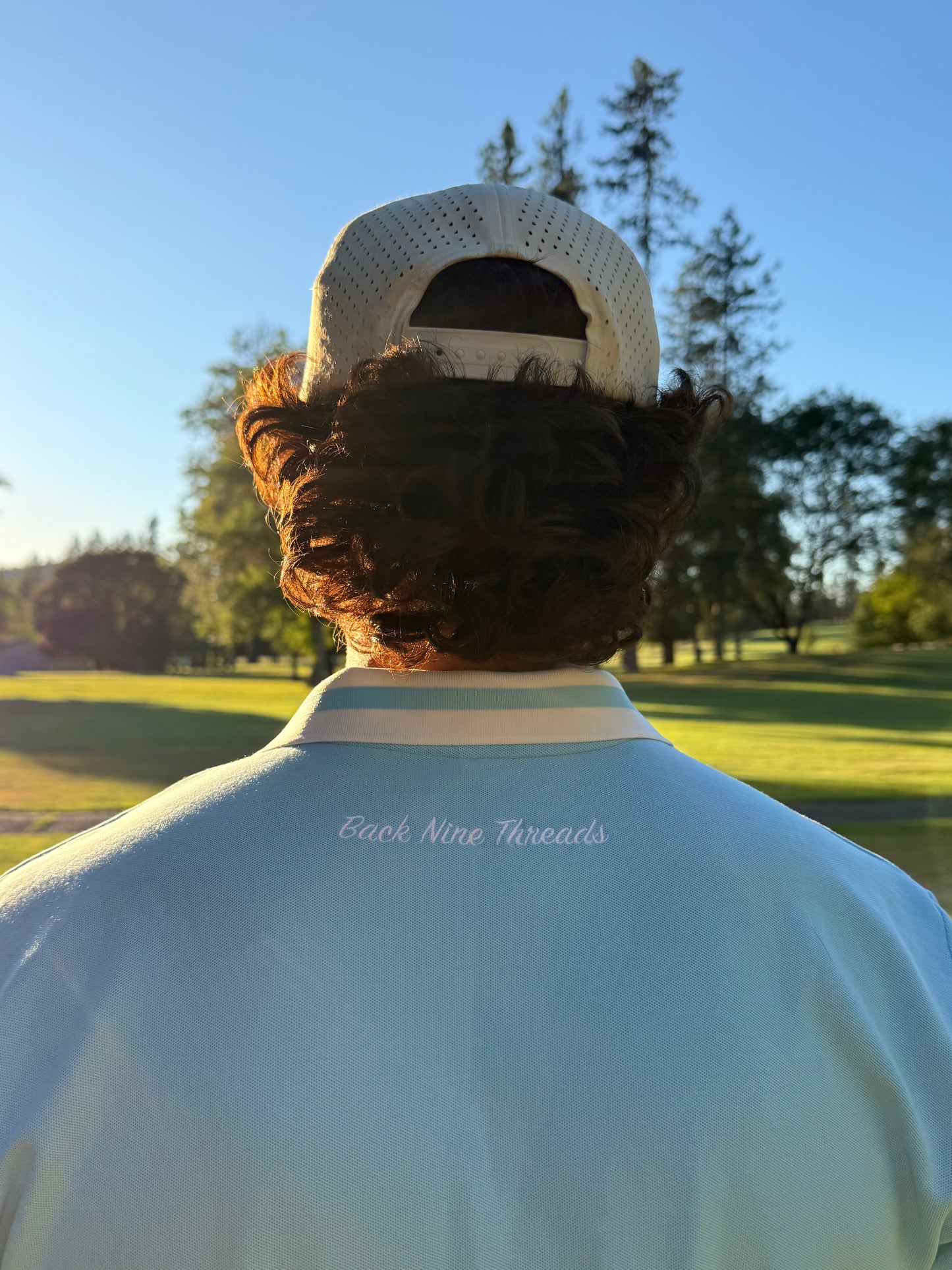 Heritage Polo Carolina Blue & White