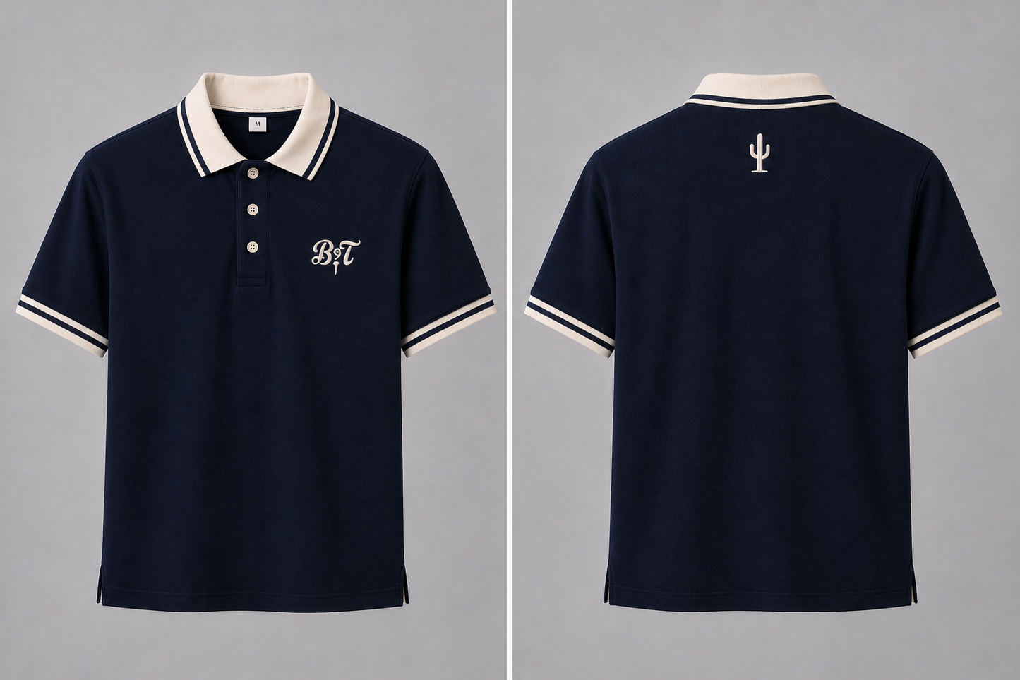 Heritage Polo Navy / Cream