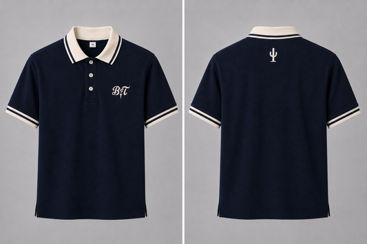 Heritage Polo Navy / Cream