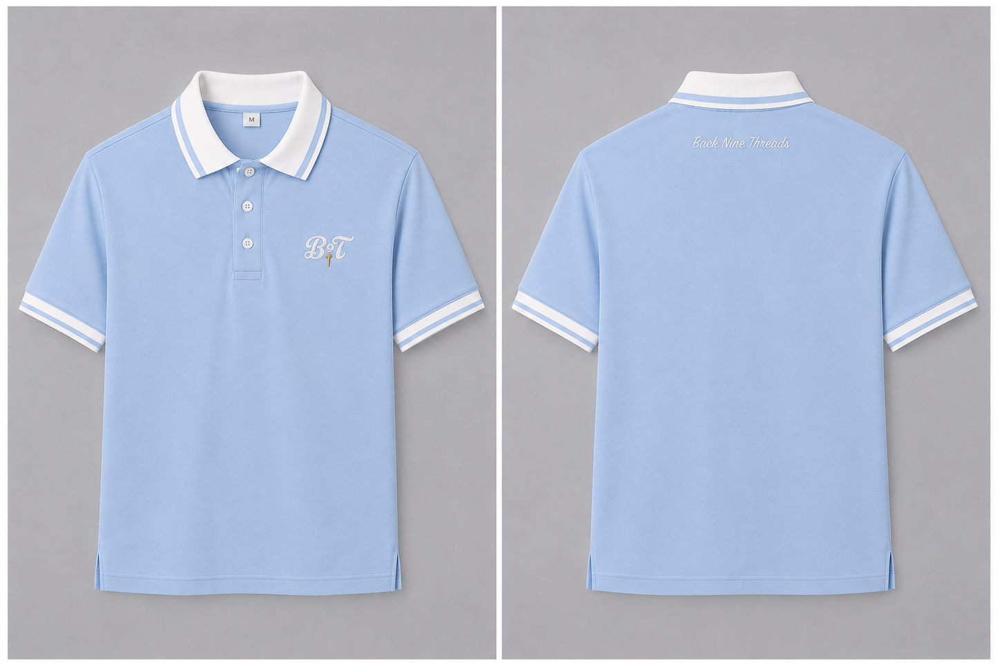 Heritage Polo Carolina Blue / White