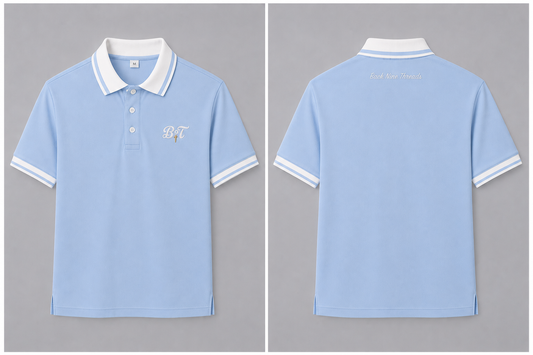 Heritage Polo Carolina Blue / White